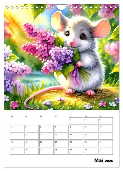 Produktbild: M&auml;usespuren (Wandkalender 2026 DIN A4 hoch), CALVENDO Monatskalender
