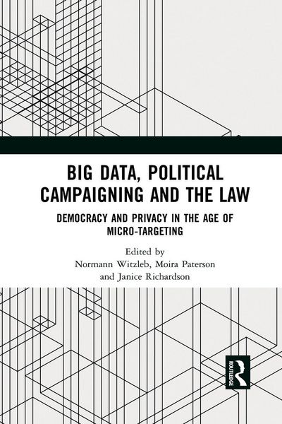 Produktbild: Big Data, Political Campaigning and the Law