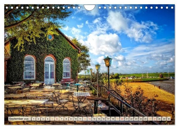 Produktbild: Friesland - Nordseebad Dangast (Wandkalender 2026 DIN A4 quer), CALVENDO Monatskalender