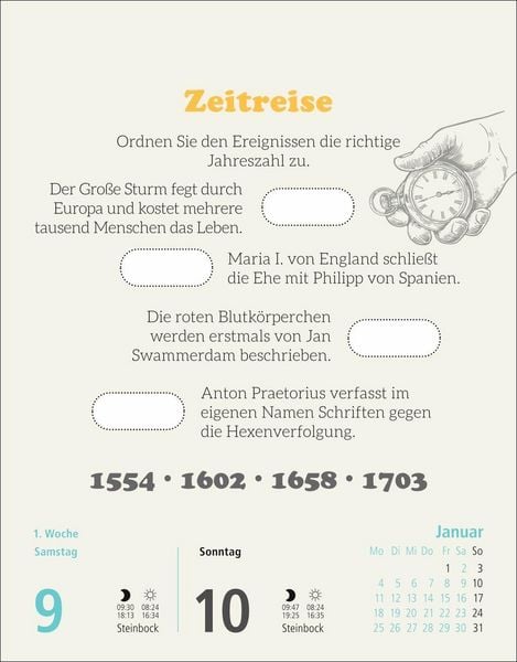 Produktbild: Stefan Heine Rentnerr&auml;tsel Tagesabrei&szlig;kalender 2027