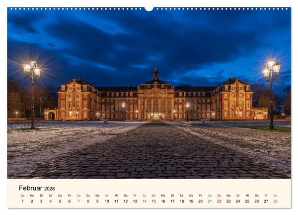 Produktbild: Schl&ouml;sser und Burgen in NRW (hochwertiger Premium Wandkalender 2026 DIN A2 quer), Kunstdruck in Hochglanz