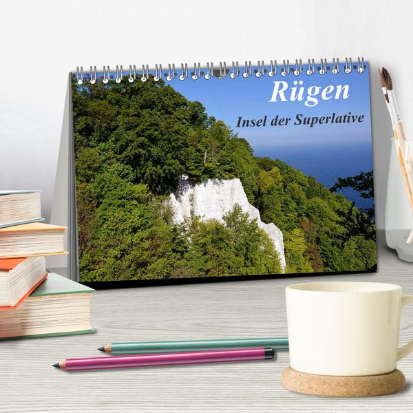 Produktbild: R&uuml;gen &ndash; Insel der Superlative (Tischkalender 2026 DIN A5 quer), CALVENDO Monatskalender