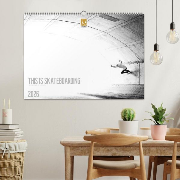 Produktbild: THIS IS SKATEBOARDING 2026 (Wandkalender 2026 DIN A2 quer), CALVENDO Monatskalender