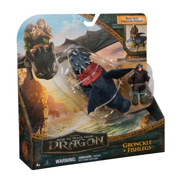 Produktbild: Drachenz&auml;hmen leicht gemacht - Wikinger & Drachen Actionfiguren-Set, Fleischklops & Fischbein&nbsp;