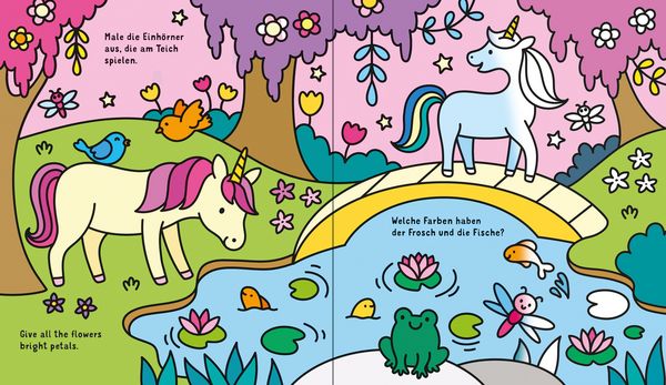 Produktbild: Mein Immer-wieder-Zaubermalbuch: Einh&ouml;rner