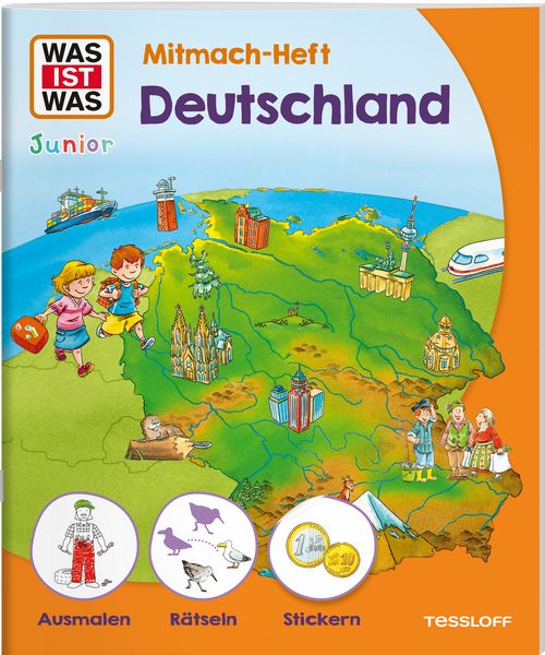 Produktbild: WAS IST WAS Junior Mitmach-Heft Deutschland