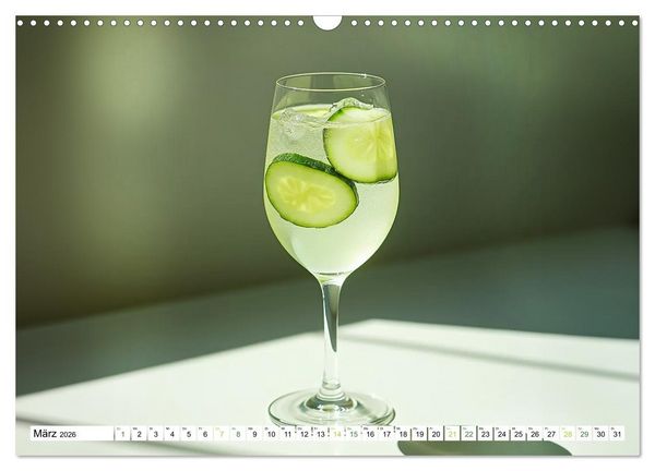 Produktbild: Dein Monat dein Cocktail (Wandkalender 2026 DIN A3 quer), CALVENDO Monatskalender