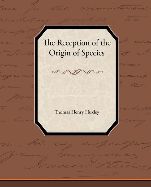 Produktbild: The Reception of the Origin of Species