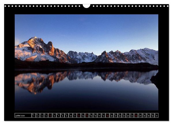 Produktbild: Photographies de Montagne (Calendrier mural 2026 DIN A3 vertical), CALVENDO calendrier mensuel