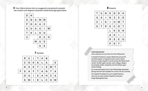 Produktbild: Wort f&uuml;r Wort &ndash; L&ouml;se das vertrackte W&ouml;rterwirrwarr! R&auml;tselbuch f&uuml;r Logikfans