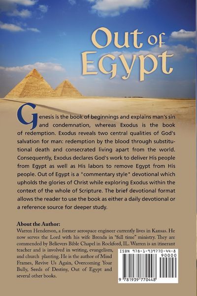 Produktbild: Out of Egypt - A Devotional Study of Exodus