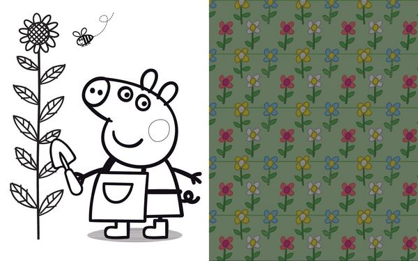 Produktbild: Peppa Pig Mein wutzig-tolles Kritzel-Kratzel-Buch