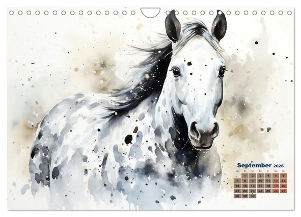 Produktbild: Kraftpakete in Aquarell (Wandkalender 2026 DIN A4 quer), CALVENDO Monatskalender