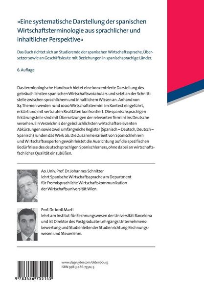 Produktbild: Wirtschaftsspanisch