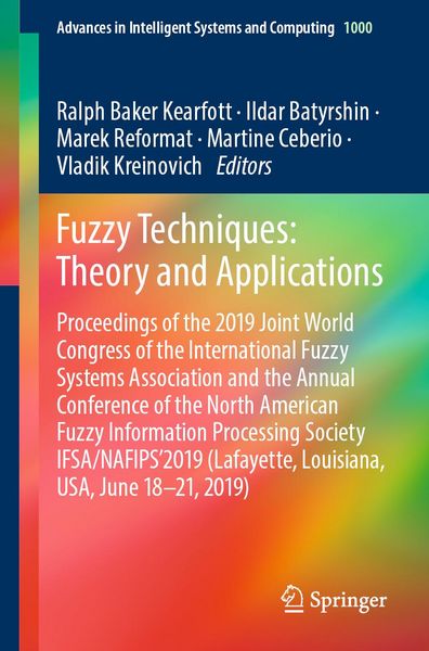 Produktbild: Fuzzy Techniques: Theory and Applications