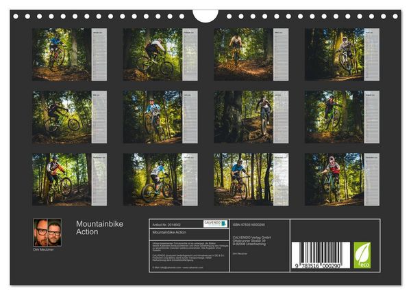 Produktbild: Mountainbike Action (Wandkalender 2026 DIN A4 quer), CALVENDO Monatskalender