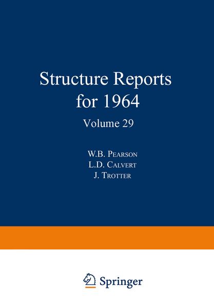 Produktbild: Structure Reports for 1964