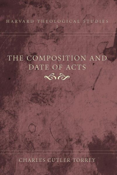 Produktbild: The Composition and Date of Acts