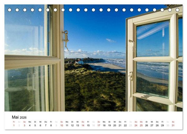 Produktbild: D&auml;nemark - Lyset Land (Tischkalender 2026 DIN A5 quer), CALVENDO Monatskalender