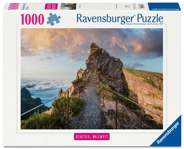 Produktbild: Erwachsenenpuzzle 1000 Teile - Himmlischer Bergpfad