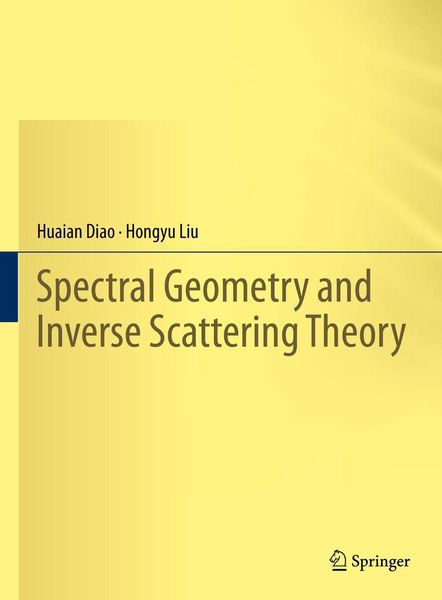 Produktbild: Spectral Geometry and Inverse Scattering Theory