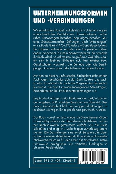 Produktbild: Unternehmungsformen und -verbindungen
