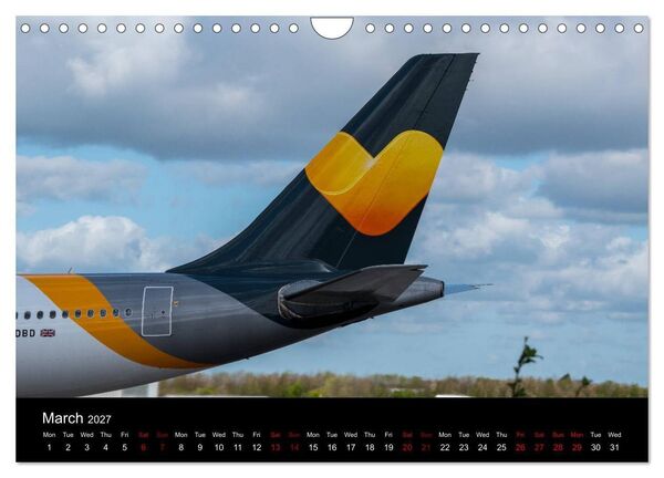 Produktbild: Commercial Airlines (Wall Calendar 2027 DIN A4 landscape), CALVENDO 12 Month Wall Calendar