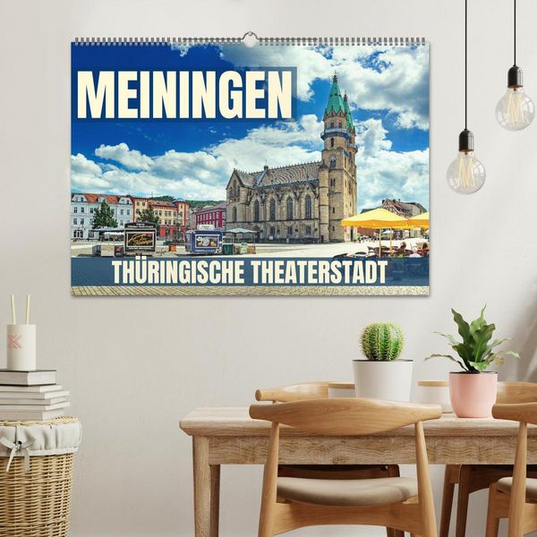Produktbild: Meiningen - Th&uuml;ringische Theaterstadt (Wandkalender 2026 DIN A2 quer), CALVENDO Monatskalender