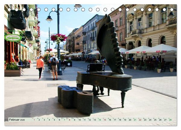 Produktbild: Lodz, die Aufstrebende (Tischkalender 2026 DIN A5 quer), CALVENDO Monatskalender