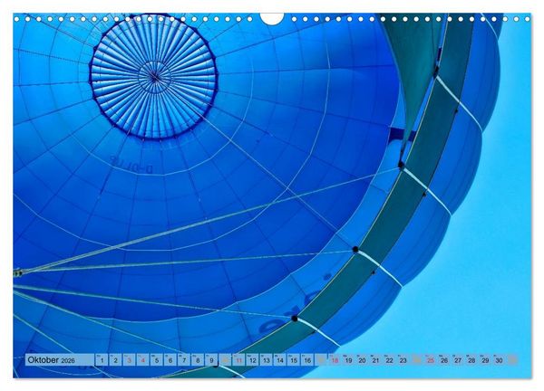 Produktbild: Fahren mit dem Ballon (Wandkalender 2026 DIN A3 quer), CALVENDO Monatskalender