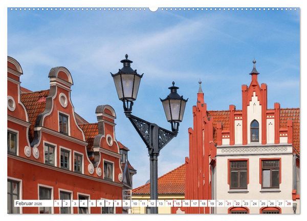 Produktbild: Unser sch&ouml;nes Wismar (hochwertiger Premium Wandkalender 2026 DIN A2 quer), Kunstdruck in Hochglanz