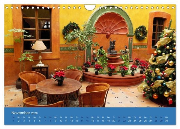 Produktbild: Viva Mexiko - Farben und Freude (Wandkalender 2026 DIN A4 quer), CALVENDO Monatskalender