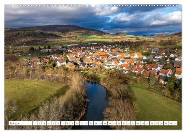 Produktbild: Hessen - Landkreis Werra-Mei&szlig;ner (Wandkalender 2026 DIN A2 quer), CALVENDO Monatskalender