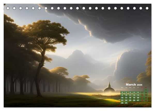 Produktbild: Follow Me... (Desk Calendar 2026 DIN A5 landscape), CALVENDO 12 Month DeskCalendar