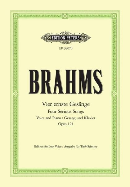 Produktbild: 4 Serious Songs Op.121
