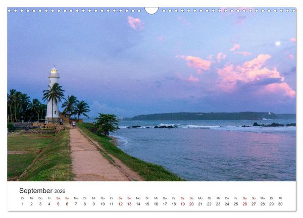 Produktbild: Sri Lanka - Eine einzigartige Trauminsel. (Wandkalender 2026 DIN A3 quer), CALVENDO Monatskalender