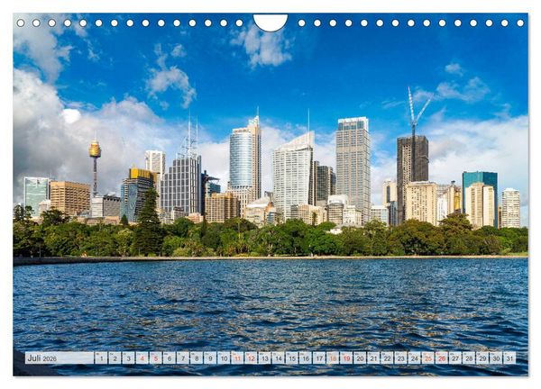 Produktbild: Australien Metropolen (Wandkalender 2026 DIN A4 quer), CALVENDO Monatskalender
