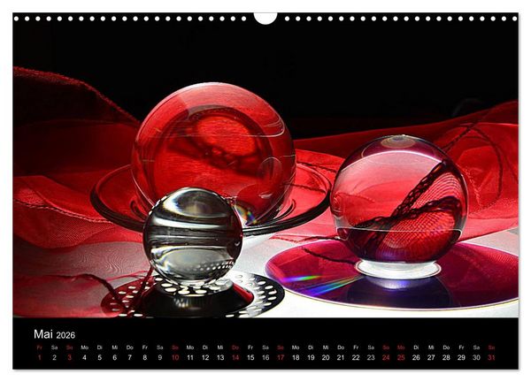 Produktbild: Licht und Glas - Neue Fotoimpressionen (Wandkalender 2026 DIN A3 quer), CALVENDO Monatskalender