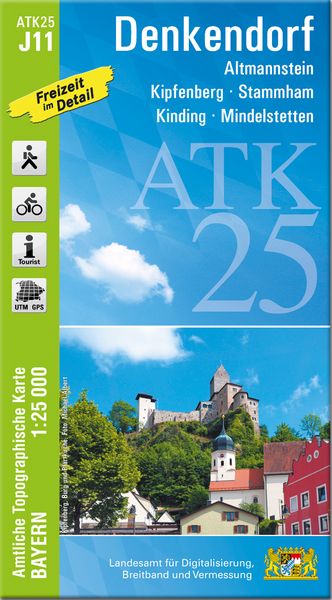 ATK25-J11 Denkendorf (Amtliche Topographische Karte 1:25000), Sonstige von , Landesamt für Digitalisierung, Breitband und Vermessung, Bayern,
