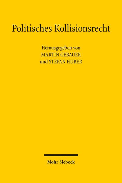 Produktbild: Politisches Kollisionsrecht