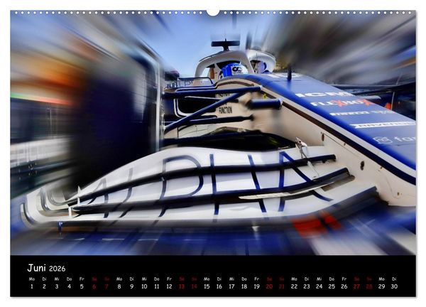 Produktbild: Formel 1 - Benzin im Blut (Wandkalender 2026 DIN A2 quer), CALVENDO Monatskalender