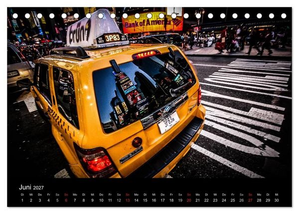 Produktbild: New York feeling (Tischkalender 2027 DIN A5 quer), CALVENDO Monatskalender