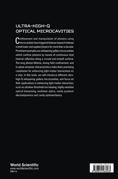 Produktbild: Ultra-High-Q Optical Microcavities