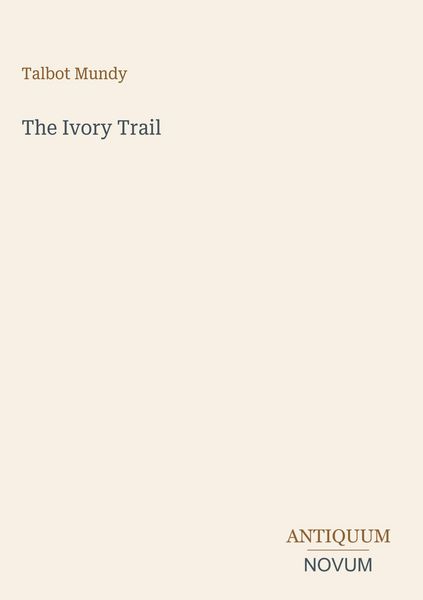 Produktbild: The Ivory Trail