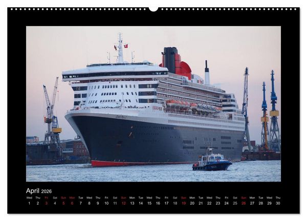 Produktbild: Destination Hamburg 2026 (High Quality Premium Wall Calendar 2026 DIN A2 landscape),CALVENDO 12 Month Wall Calendar