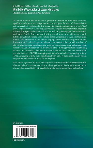 Produktbild: Wild Edible Vegetables of Lesser Himalayas