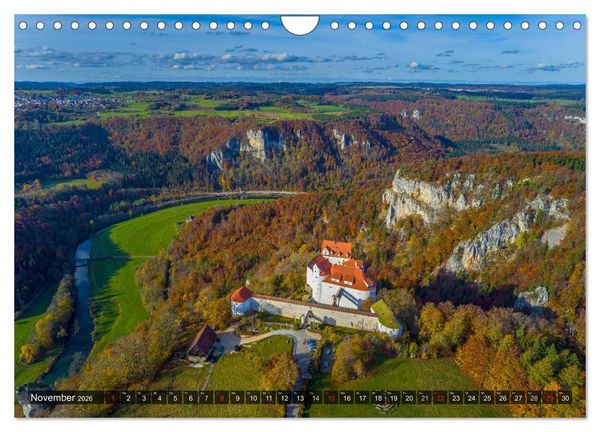 Produktbild: Mein Donautal aus der Luft (Wandkalender 2026 DIN A4 quer), CALVENDO Monatskalender