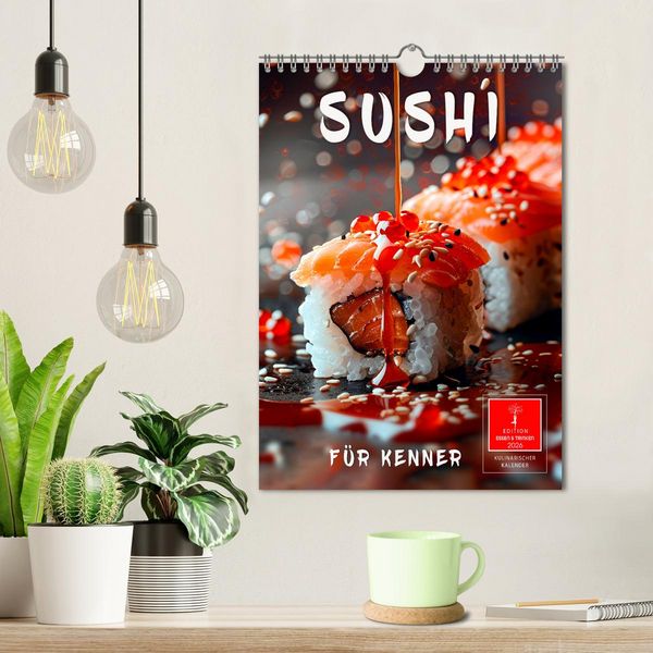 Produktbild: Sushi f&uuml;r Kenner (Wandkalender 2026 DIN A4 hoch), CALVENDO Monatskalender