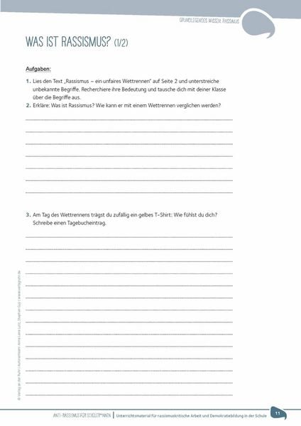 Produktbild: Anti-Rassismus f&uuml;r Sch&uuml;ler*innen