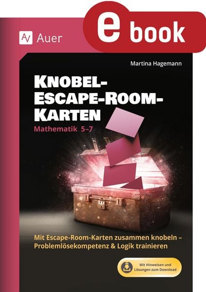 Produktbild: Knobel-Escape-Room-Karten Mathematik Klassen 5-7